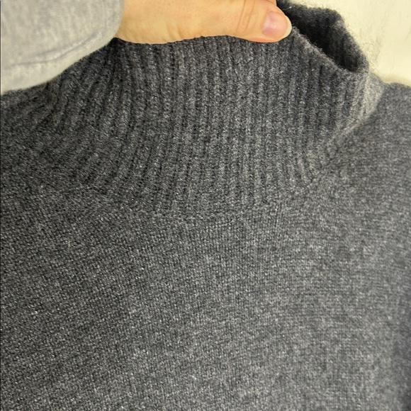 Naked Cashmere 100% Cashmere Sweater Dress Dark Gray Size Large - Picture 11 of 16